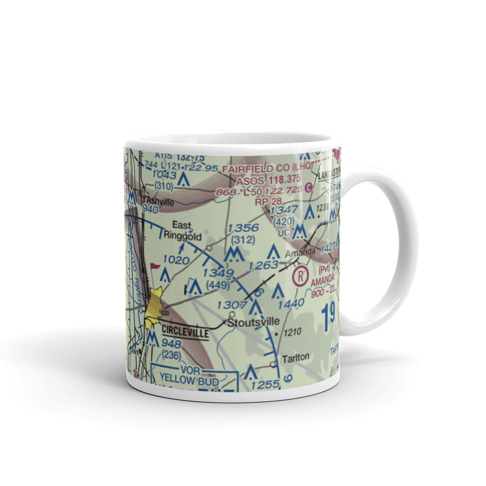Clarks Dream Strip (03I) VFR Sectional  Mug 