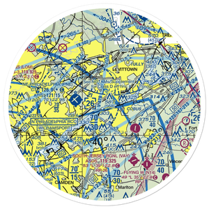 Total Rf Heliport (00A) VFR Sectional Sticker (30 mile)