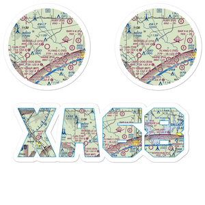 Akroville Airport (3TX) VFR Sectional Sticker Pack