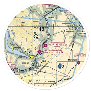 River View Airpark (9WA) VFR Sectional Sticker (30 mile)