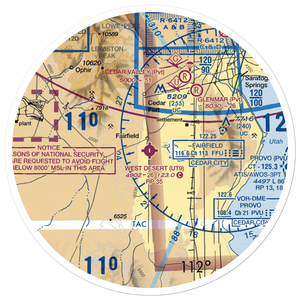 West Desert Airpark (UT9) VFR Sectional Sticker (30 mile)