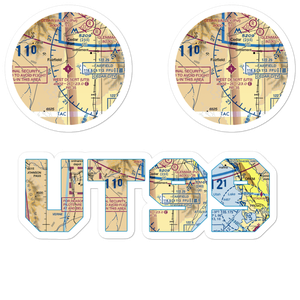 West Desert Airpark (UT9) VFR Sectional Sticker Pack