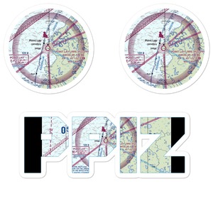 Point Lay LRRS Airport (PIZ) VFR Sectional Sticker Pack