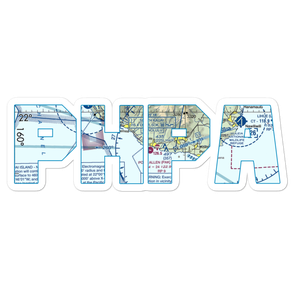 Port Allen Airport (PAK) VFR Sectional Sticker