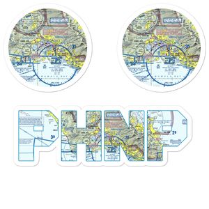 Ford Island Naval Auxiliary Landing Field (NPS) VFR Sectional Sticker Pack