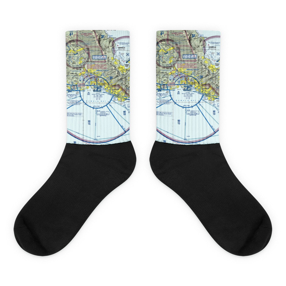 Daniel K Inouye International Airport (HNL) VFR Sectional Socks 