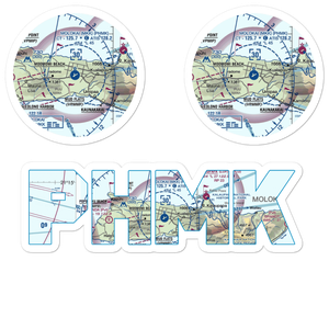 Molokai Airport (MKK) VFR Sectional Sticker Pack