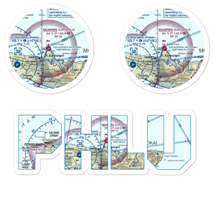 Kalaupapa Airport (LUP) VFR Sectional Sticker Pack