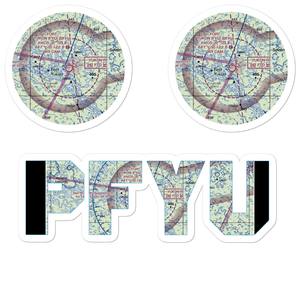 Fort Yukon Airport (FYU) VFR Sectional Sticker Pack