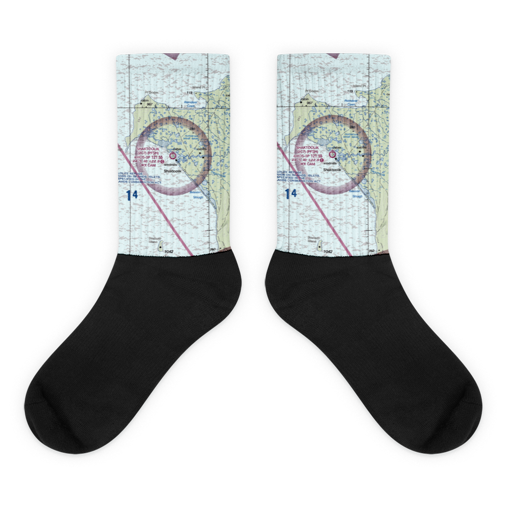 Shaktoolik Airport (2C7) VFR Sectional Socks 