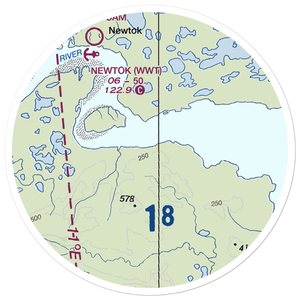Mertarvik Quarry Road Landing Strip (F02) VFR Sectional Sticker (20 mile)