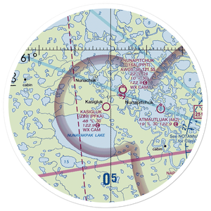 Kasigluk Airport (Z09) VFR Sectional Sticker (30 mile)