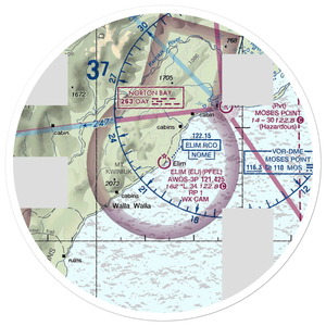 Elim Airport (ELI) VFR Sectional Sticker (30 mile)