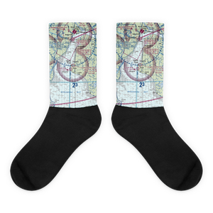Clarks Point Airport (CLP) VFR Sectional Socks