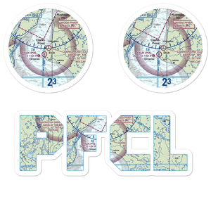 Clarks Point Airport (CLP) VFR Sectional Sticker Pack