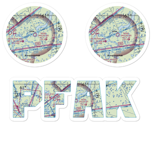 Akiak Airport (AKI) VFR Sectional Sticker Pack