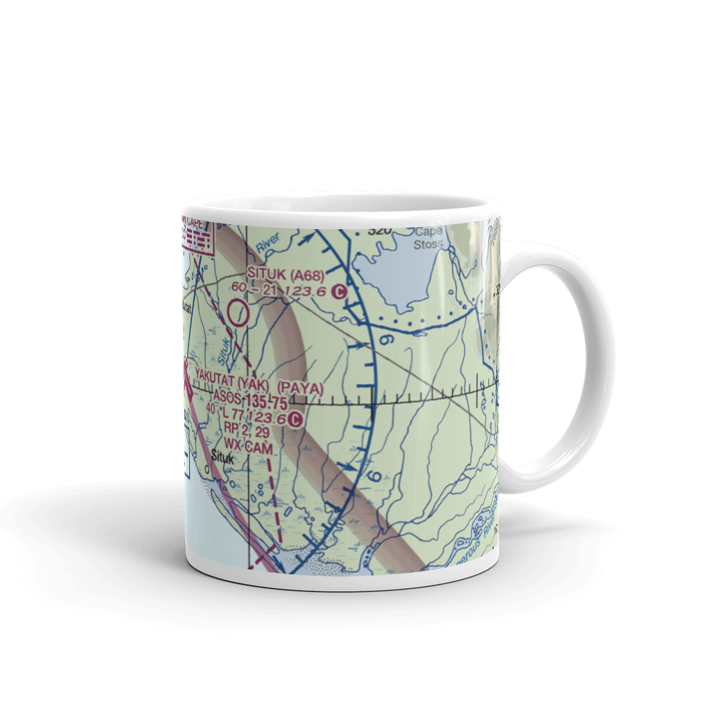 Yakutat Airport (YAK) VFR Sectional  Mug 