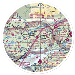 Wasilla Airport (IYS) VFR Sectional Sticker (30 mile)