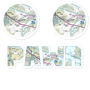 Whittier Airport (IEM) VFR Sectional Sticker Pack