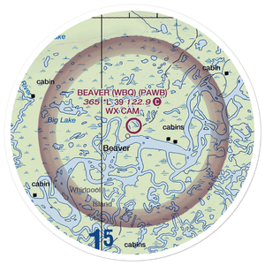 Beaver Airport (WBQ) VFR Sectional Sticker (20 mile)