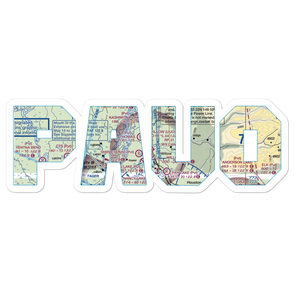 Willow Airport (UUO) VFR Sectional Sticker