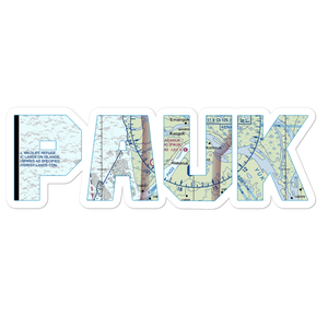 Alakanuk Airport (AUK) VFR Sectional Sticker