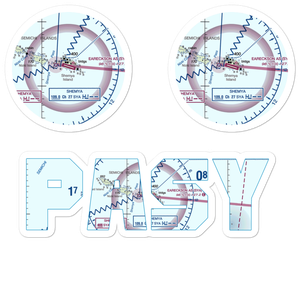Eareckson Air Station (SYA) VFR Sectional Sticker Pack