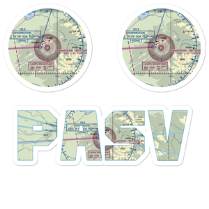 Sparrevohn LRRS Airport (SVW) VFR Sectional Sticker Pack
