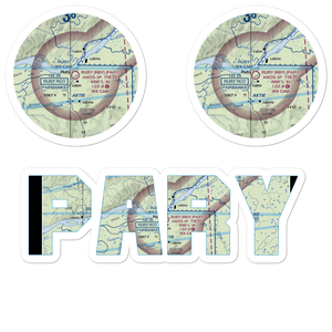 Ruby Airport (RBY) VFR Sectional Sticker Pack
