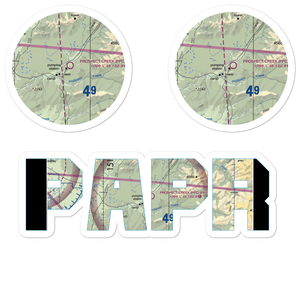 Prospect Creek Airport (PPC) VFR Sectional Sticker Pack
