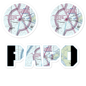 Point Hope Airport (PHO) VFR Sectional Sticker Pack