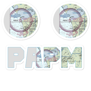 Platinum Airport (PTU) VFR Sectional Sticker Pack
