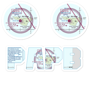 St George Airport (PBV) VFR Sectional Sticker Pack