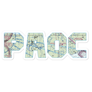 Portage Creek Airport (A14) VFR Sectional Sticker