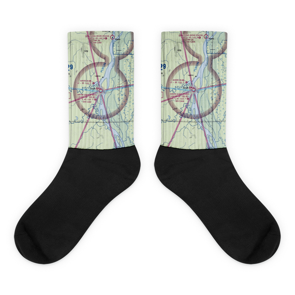 Anvik Airport (ANV) VFR Sectional Socks 