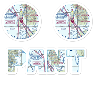 Annette Island Airport (ANN) VFR Sectional Sticker Pack