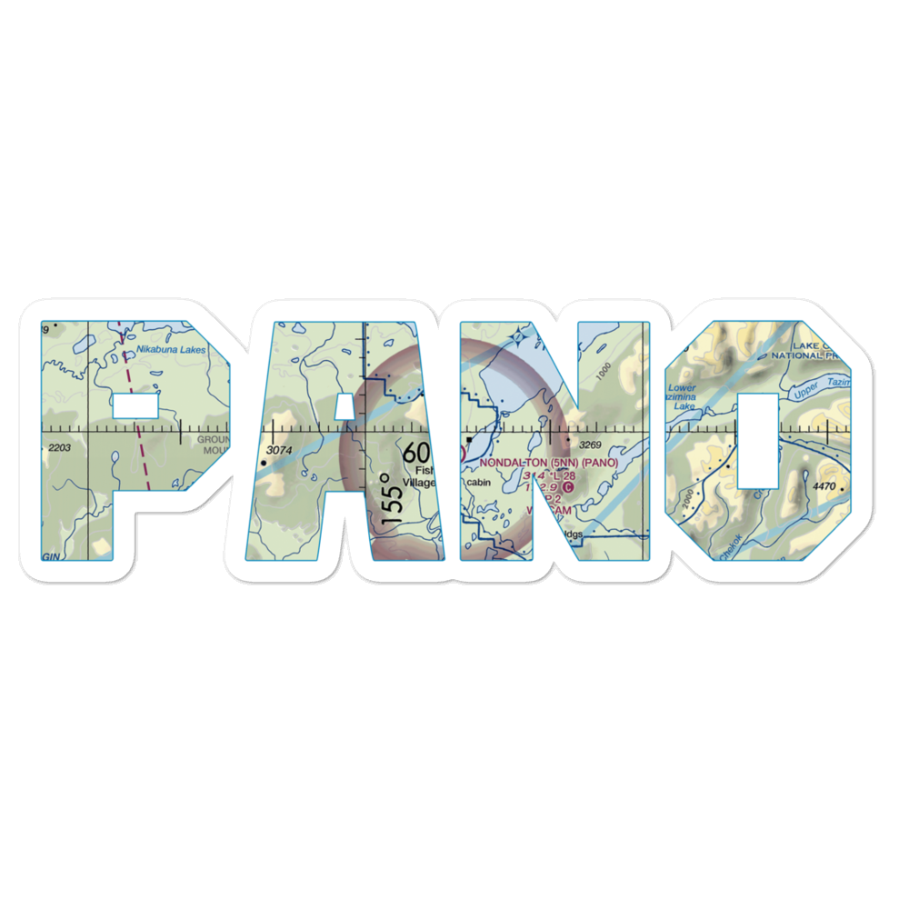 Nondalton Airport (5NN) VFR Sectional Sticker 