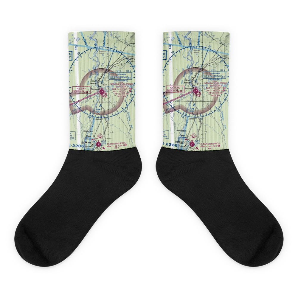 Nenana Municipal Airport (ENN) VFR Sectional Socks 