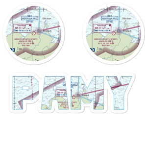 Mekoryuk Airport (MYU) VFR Sectional Sticker Pack