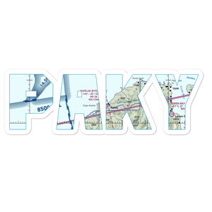 Karluk Airport (KYK) VFR Sectional Sticker