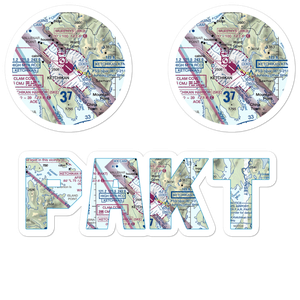 Ketchikan International Airport (KTN) VFR Sectional Sticker Pack