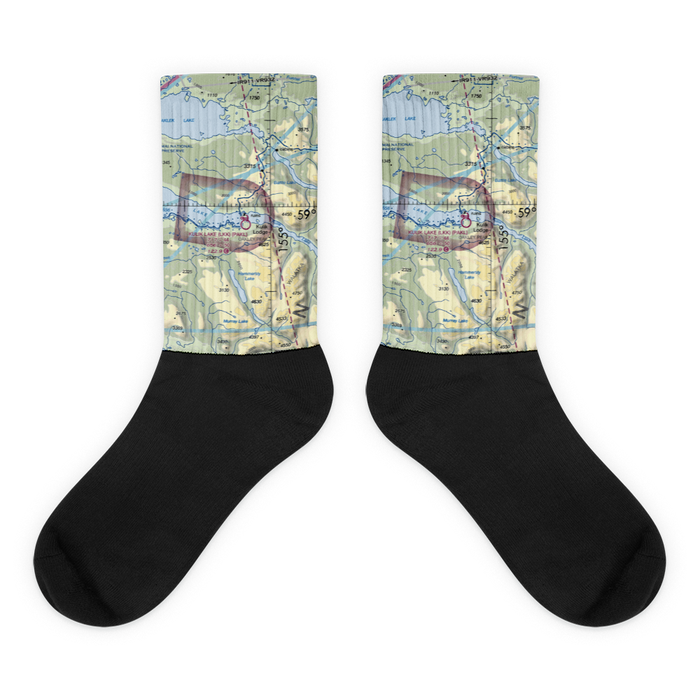 Kulik Lake Airport (LKK) VFR Sectional Socks 