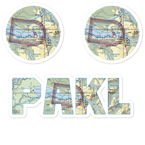 Kulik Lake Airport (LKK) VFR Sectional Sticker Pack