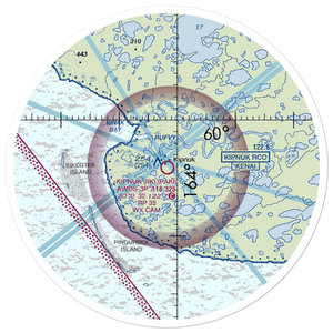 Kipnuk Airport (IIK) VFR Sectional Sticker (30 mile)