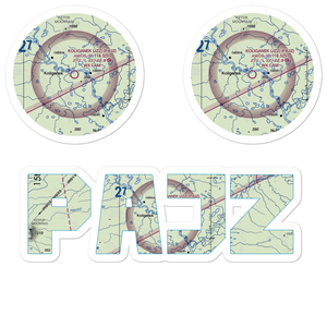 Koliganek Airport (JZZ) VFR Sectional Sticker Pack