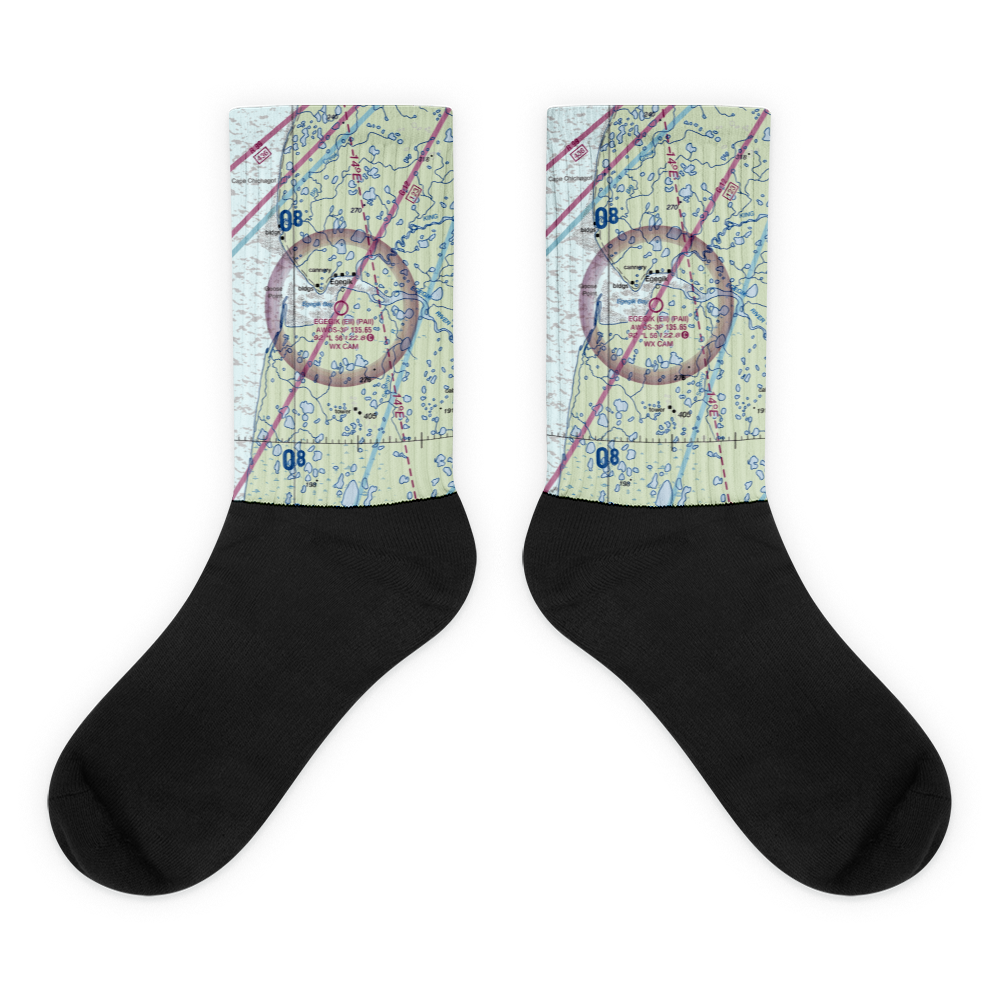 Egegik Airport (EII) VFR Sectional Socks 