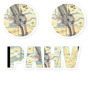 Healy River Airport (HRR) VFR Sectional Sticker Pack