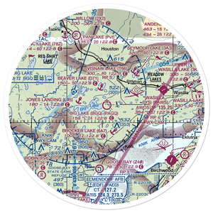 Big Lake Airport (BGQ) VFR Sectional Sticker (30 mile)