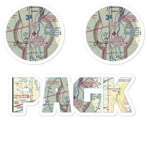 Gulkana Airport (GKN) VFR Sectional Sticker Pack