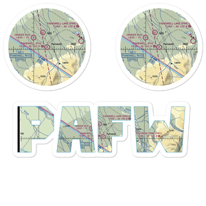 Farewell Airport (FWL) VFR Sectional Sticker Pack
